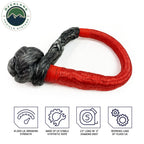 Soft Recovery Shackle With A Breaking Strength of 44,500 lbs Overland Vehicle Systems-4x4 Mega Store