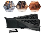 Recovery Ramps for 4WDs Gray/Black Universal + Storage Bag Overland Vehicle Systems