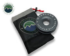 Recovery Snatch Ring 4.00 41,000 lb. Gray With Storage Bag Overland Vehicle Systems-4x4 Mega Store