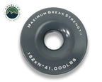 Recovery Snatch Ring 4.00 41,000 lb. Gray With Storage Bag Overland Vehicle Systems-4x4 Mega Store