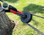 Recovery Snatch Ring 4.00 41,000 lb. Gray With Storage Bag Overland Vehicle Systems-4x4 Mega Store