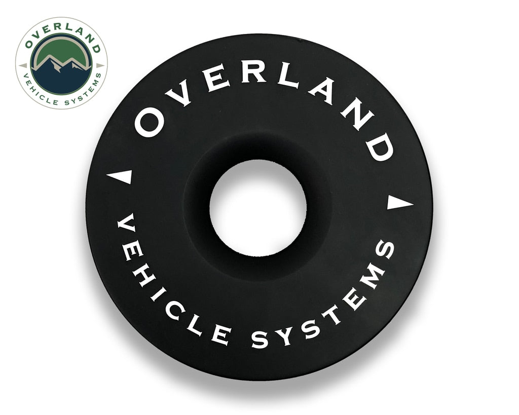 Recovery Ring 6.25 Inch 45,000 lb. Black With Storage Bag Overland Vehicle Systems-4x4 Mega Store