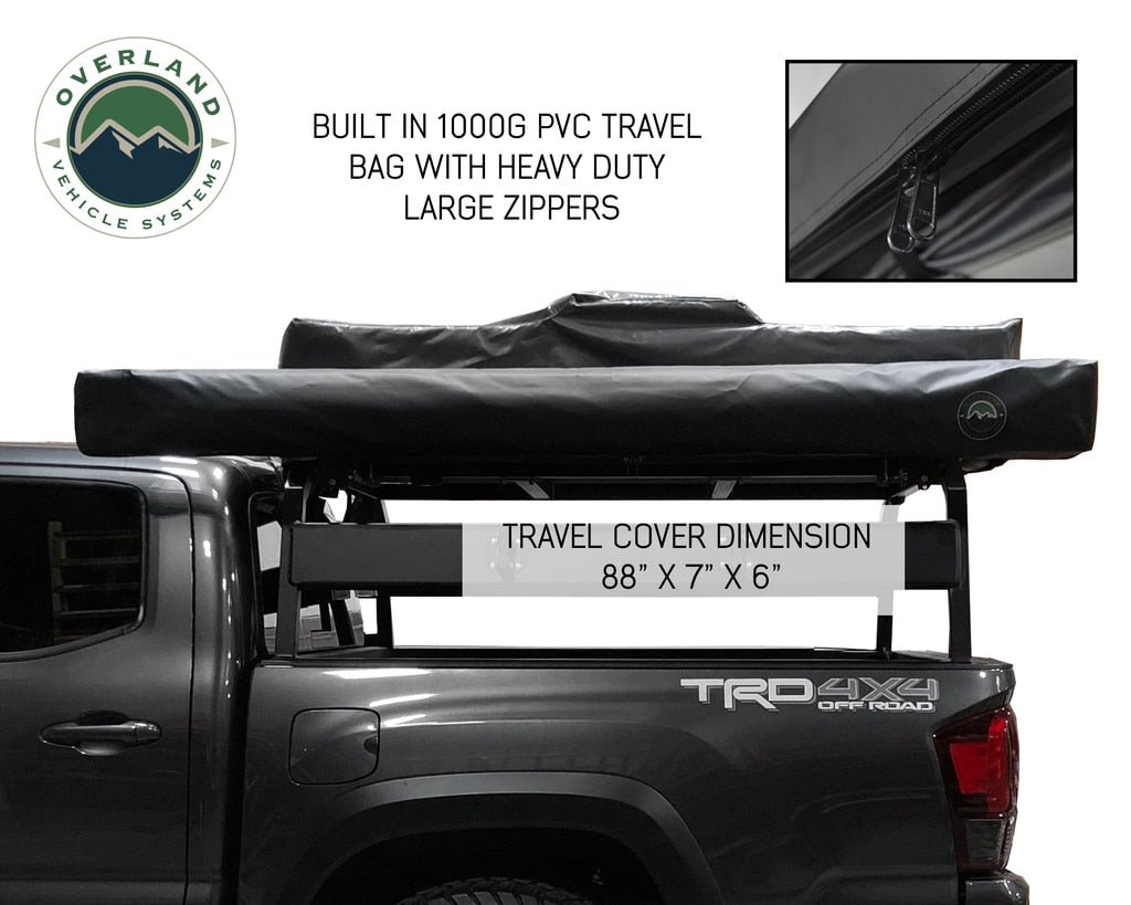 Nomadic Awning 270 Degree - Driver Side Dark Gray Overland Vehicle Systems-4x4 Mega Store