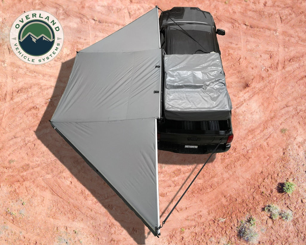 Nomadic Awning 270 Degree - Passenger Side Dark Gray Awning Overland Vehicle Systems-4x4 Mega Store