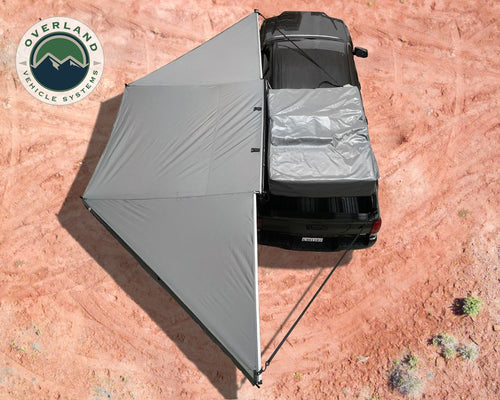 Nomadic Awning 270 Degree - Passenger Side Dark Gray Awning Overland Vehicle Systems-4x4 Mega Store