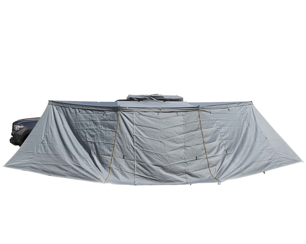 Nomadic Awning 270 Degree - Passenger Side Dark Gray Awning Overland Vehicle Systems-4x4 Mega Store