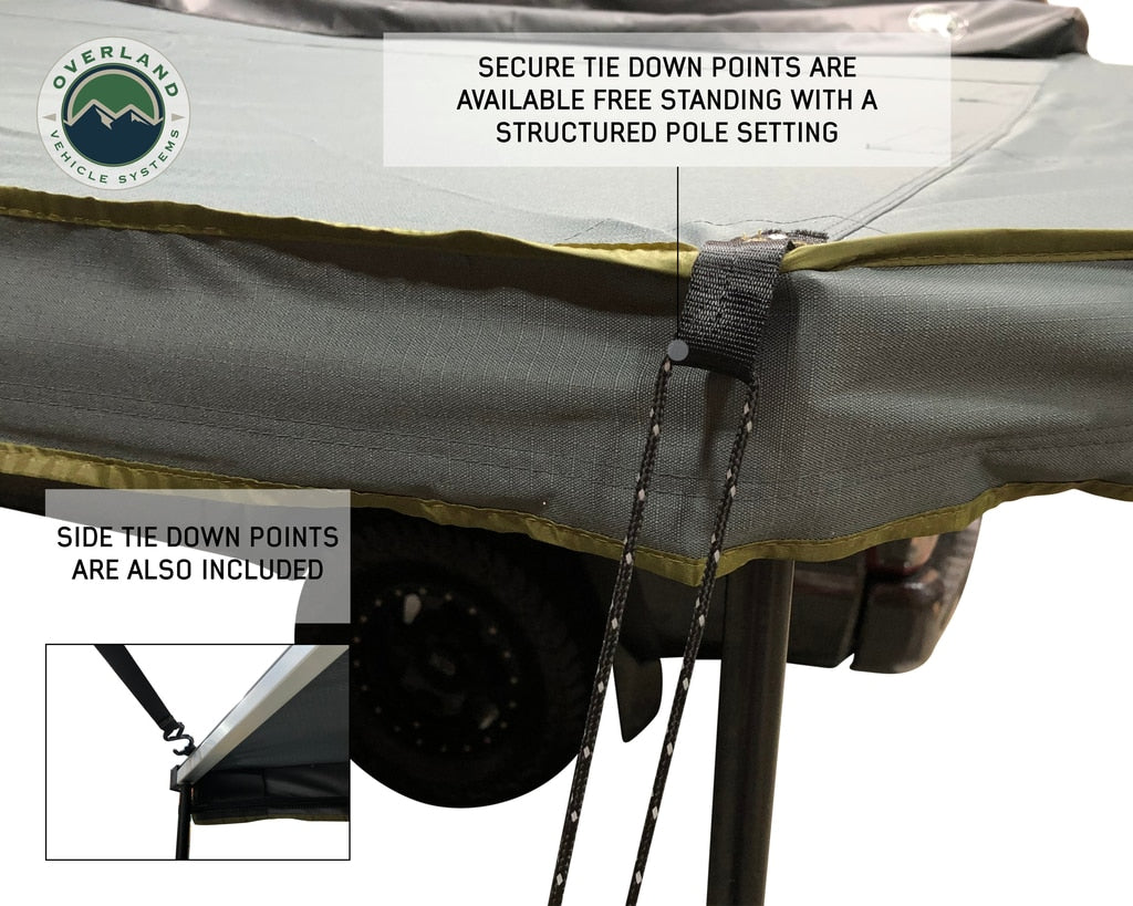 270 Degree Awning Free Standing - Nomadic 270 LT - Dark Gray Overland Vehicle Systems-4x4 Mega Store