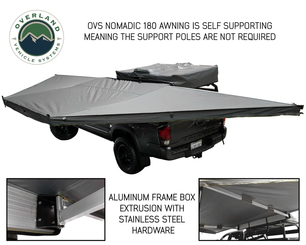 Shop OVS Nomadic Awning 180 Degree Freestanding Overland Vehicle Systems-4x4 Mega Store