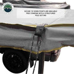 HD Nomadic 180 LTE - Awning, Grey Body, Green Trim and Black Travel Cover Overland Vehicle Systems-4x4 Mega Store