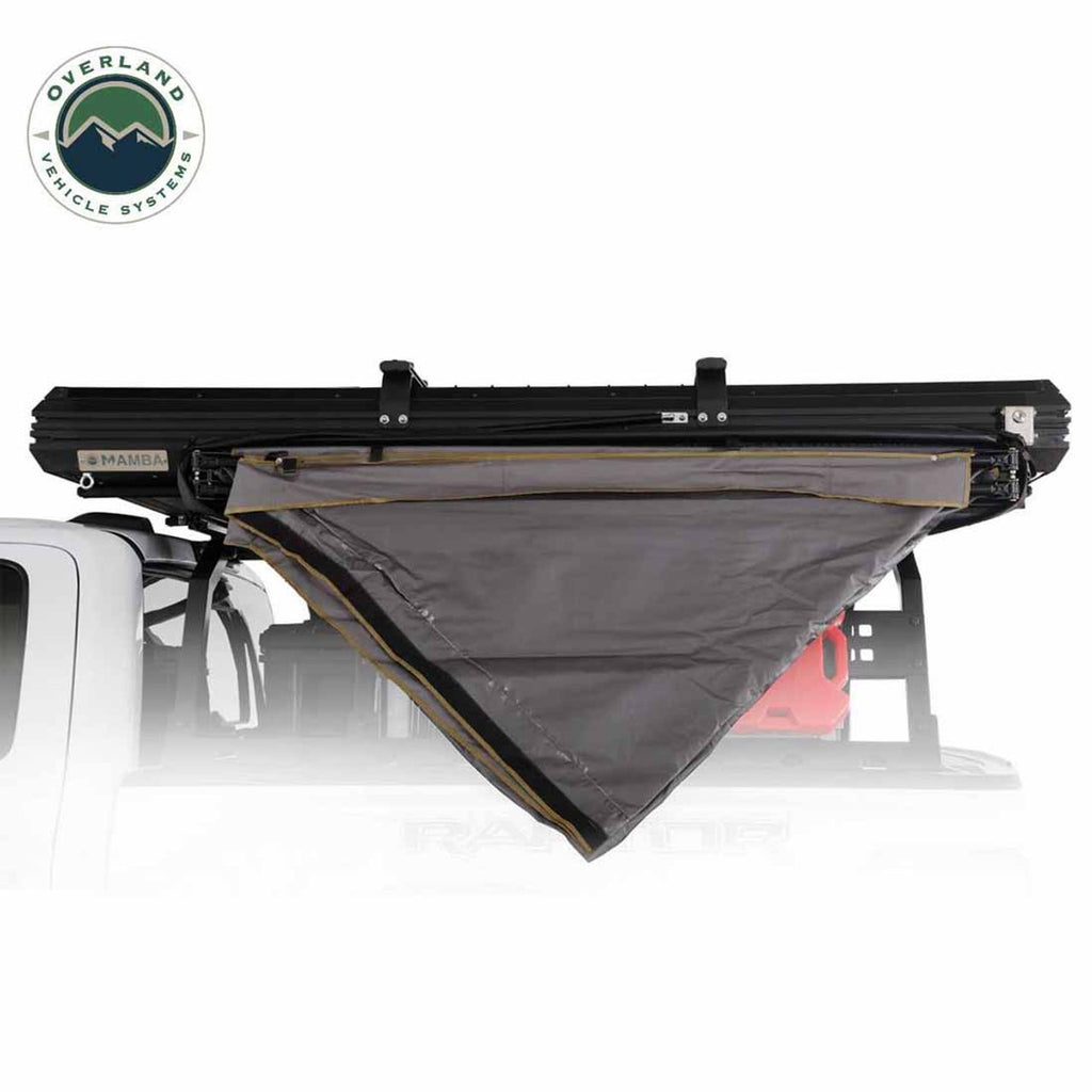 HD Nomadic 180 LTE - Awning, Grey Body, Green Trim and Black Travel Cover Overland Vehicle Systems-4x4 Mega Store