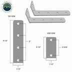 HD Nomadic 180 LTE - Awning, Grey Body, Green Trim and Black Travel Cover Overland Vehicle Systems-4x4 Mega Store