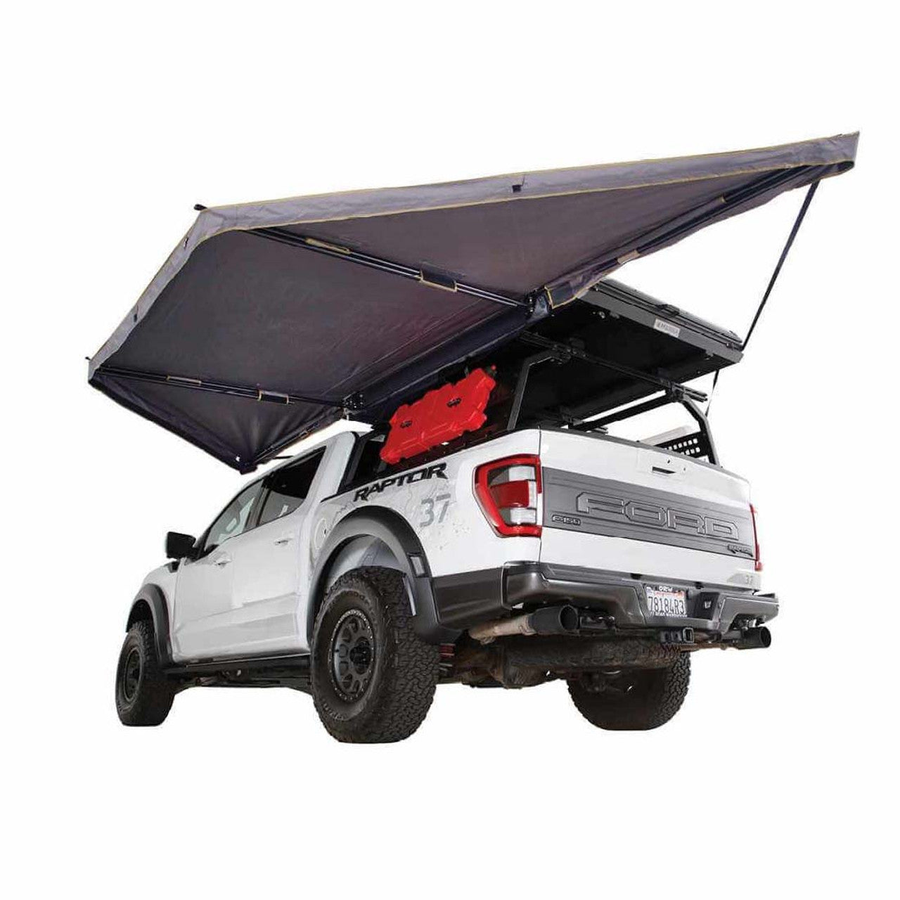 HD Nomadic 180 LTE - Awning, Grey Body, Green Trim and Black Travel Cover Overland Vehicle Systems-4x4 Mega Store