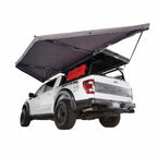 HD Nomadic 180 LTE - Awning, Grey Body, Green Trim and Black Travel Cover Overland Vehicle Systems