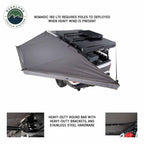 HD Nomadic 180 LTE - Awning, Grey Body, Green Trim and Black Travel Cover Overland Vehicle Systems-4x4 Mega Store