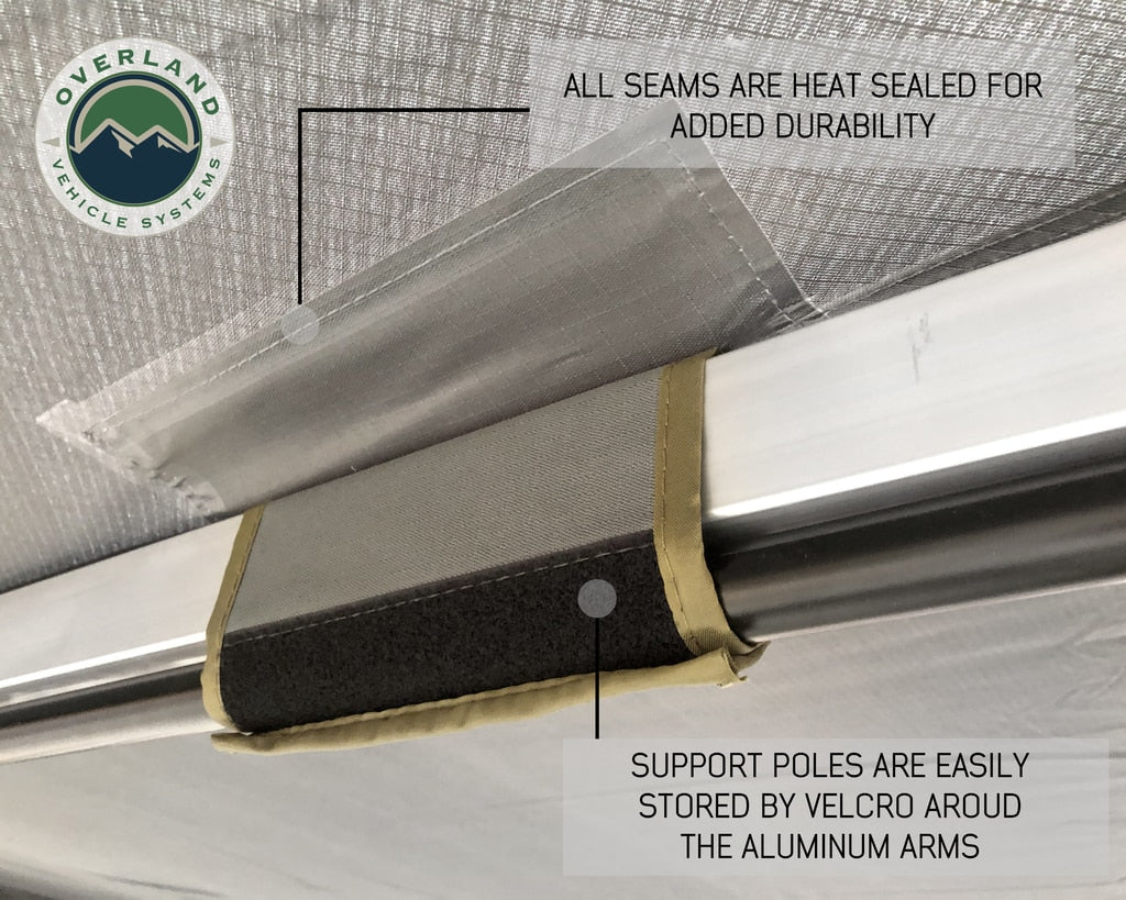 Nomadic Awning 180 With Zip In Wall 180 Awning With Walls Overland Vehicle Systems-4x4 Mega Store