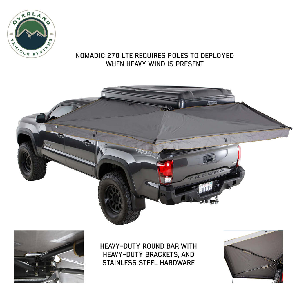 Nomadic 270 LTE Driver Side 270 Degree Awning Premium Overland Vehicle Systems-4x4 Mega Store