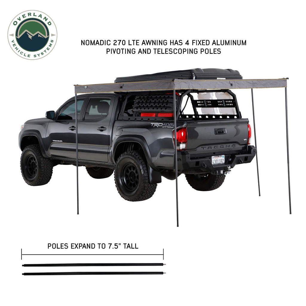 Nomadic 270 LTE Driver Side 270 Degree Awning Premium Overland Vehicle Systems-4x4 Mega Store