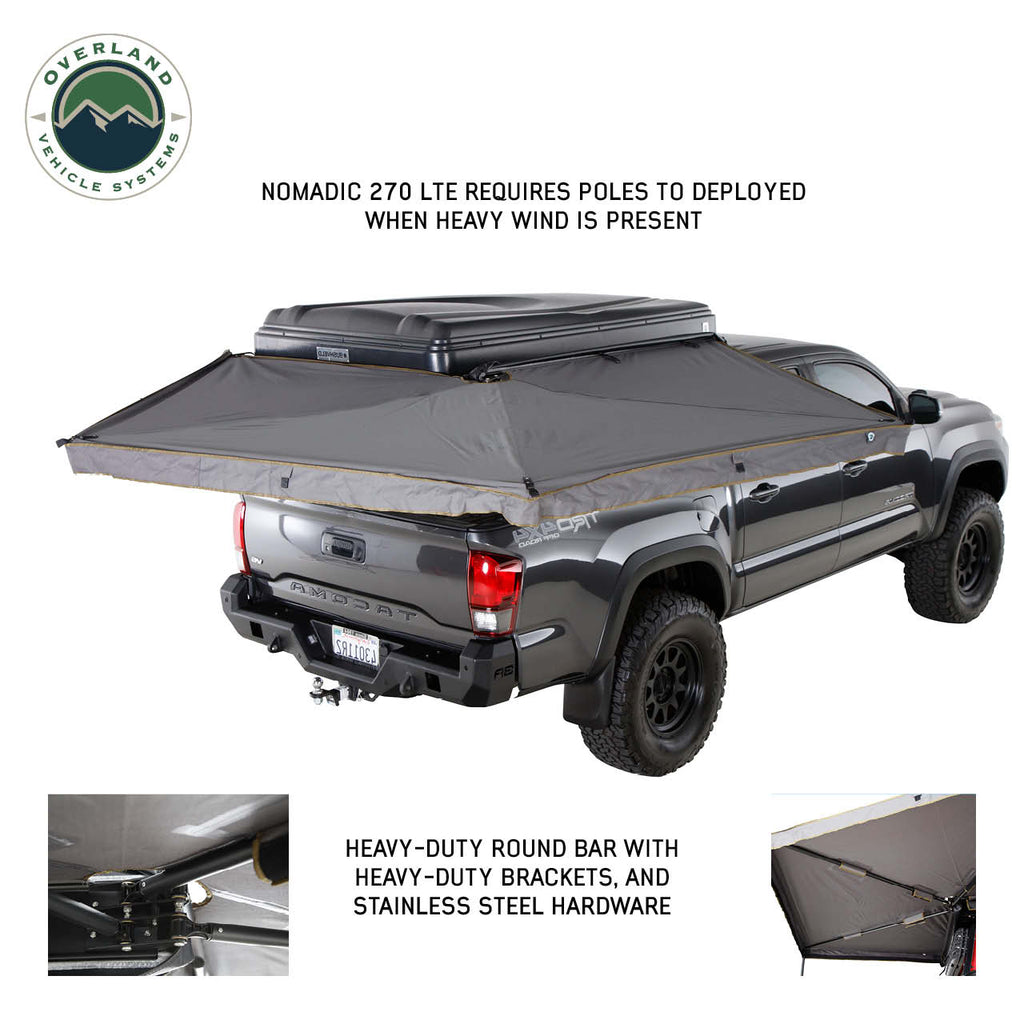 Nomadic 270 LTE Passenger Side 270 Degree Awning Overland Vehicle Systems-4x4 Mega Store