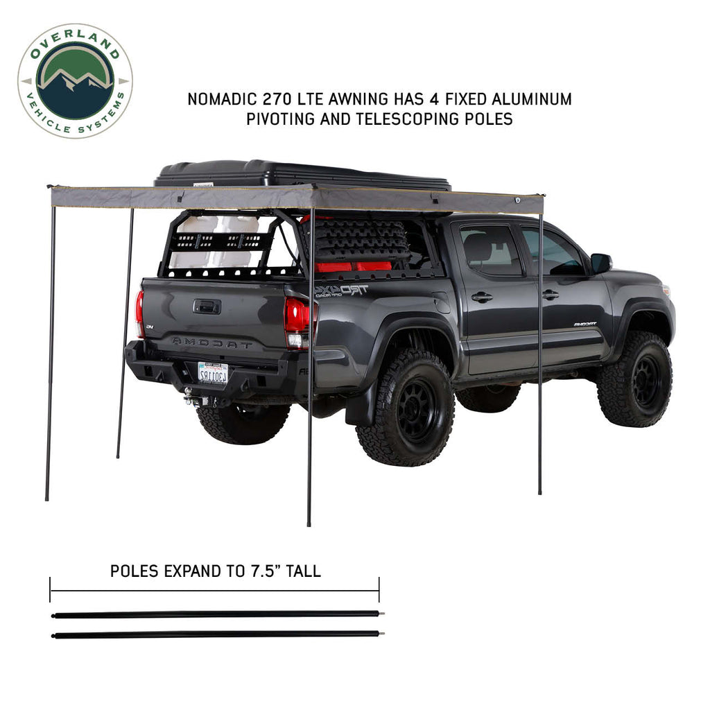 Nomadic 270 LTE Passenger Side 270 Degree Awning Overland Vehicle Systems-4x4 Mega Store