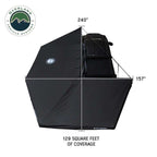 XD Nomadic 270 - Awning, Lights, Black Out, Wall Kit, Driver Side, Black Body, Black Trim and Black Travel Cover Overland Vehicle Systems-4x4 Mega Store