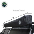 XD Nomadic 270 - Awning, Lights, Black Out, Wall Kit, Driver Side, Black Body, Black Trim and Black Travel Cover Overland Vehicle Systems-4x4 Mega Store