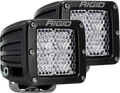 Diffused Surface Mount Black Pair D-Series Pro RIGID Industries
