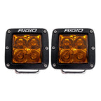 D-Series Spot with Amber PRO Lens Pair Rigid Industries