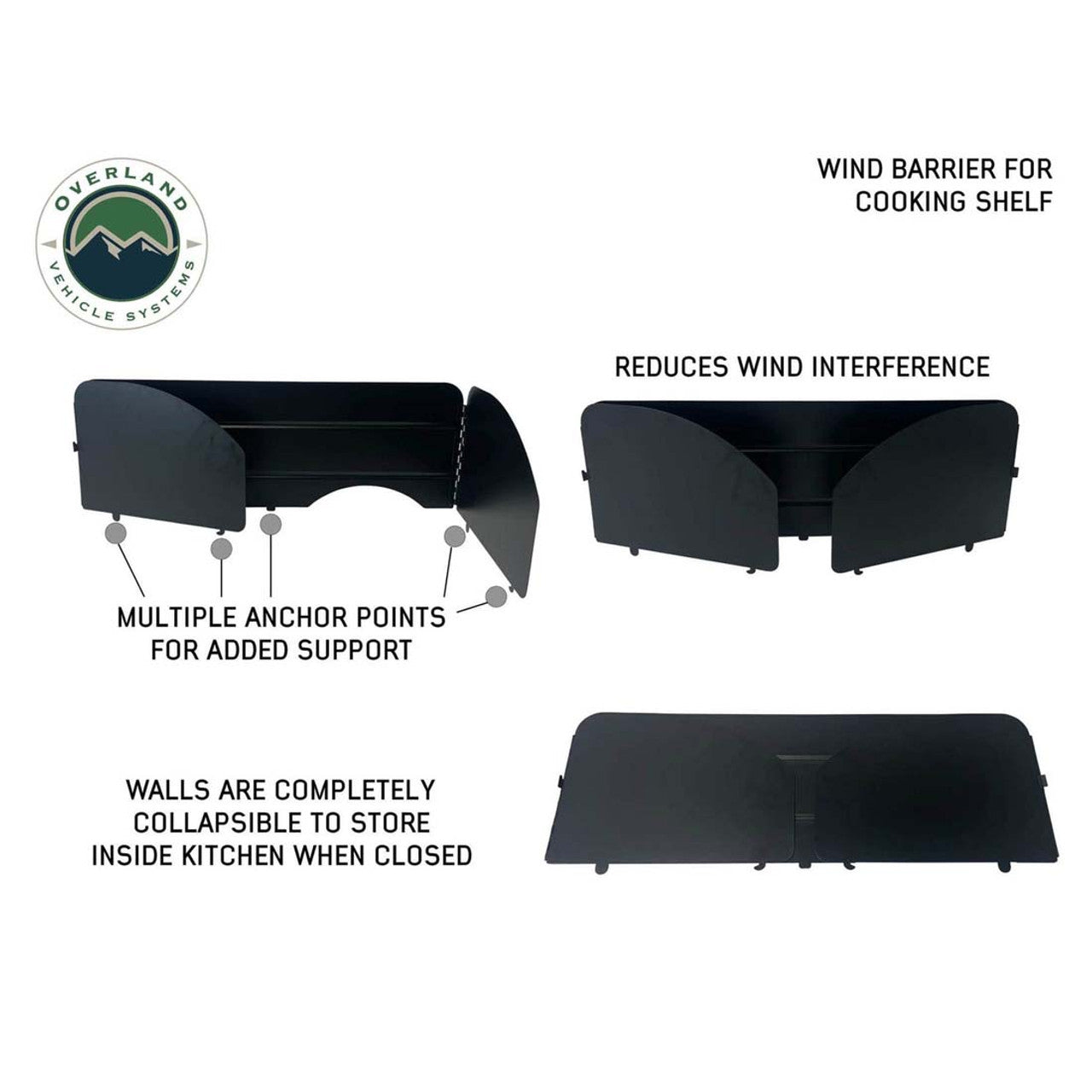 Cargo Box Kitchen With Slide Out Sink, Cooking Shelve and Slide Out Work Station Overland Vehicle Systems-4x4 Mega Store