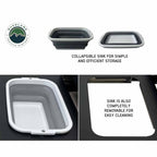 Cargo Box Kitchen With Slide Out Sink, Cooking Shelve and Slide Out Work Station Overland Vehicle Systems-4x4 Mega Store