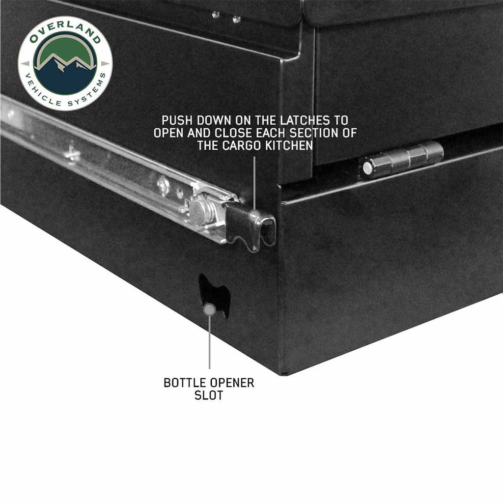 Cargo Box Kitchen With Slide Out, Storage Box and Cooking Area Overland Vehicle Systems-4x4 Mega Store