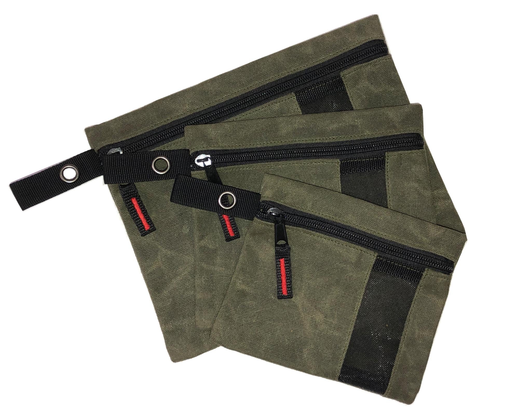 Waxed Canvas - Small Size Utility Bags with Pockets Overland Vehicle Systems-4x4 Mega Store