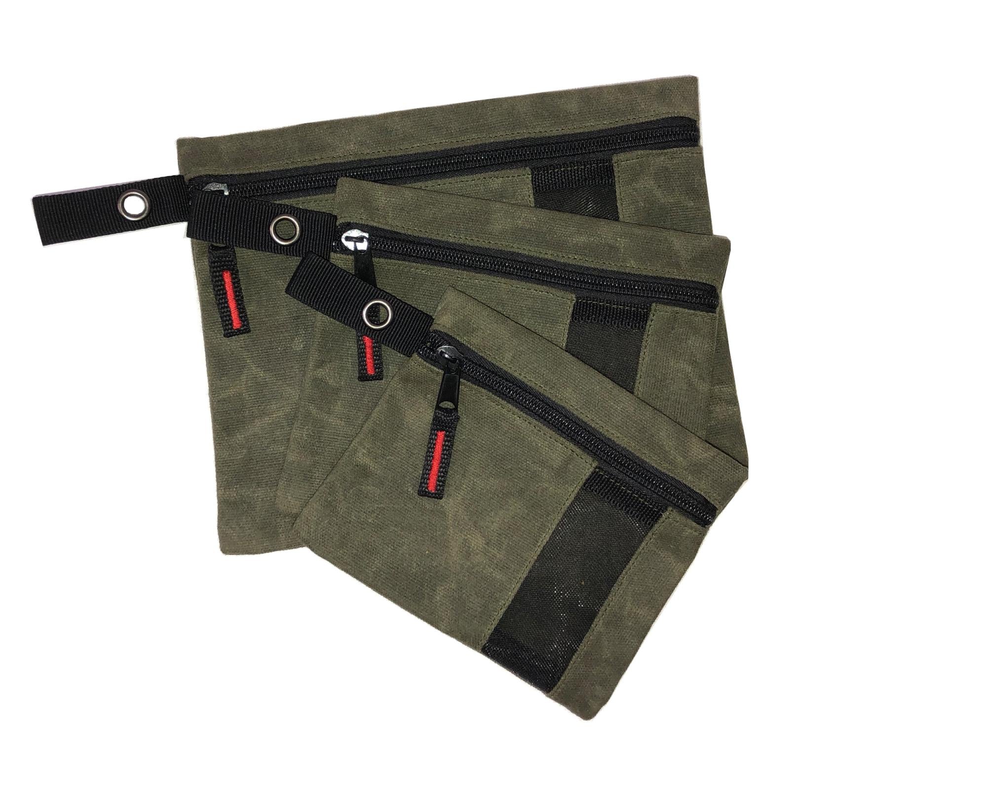 Waxed Canvas - Small Size Utility Bags with Pockets Overland Vehicle Systems-4x4 Mega Store