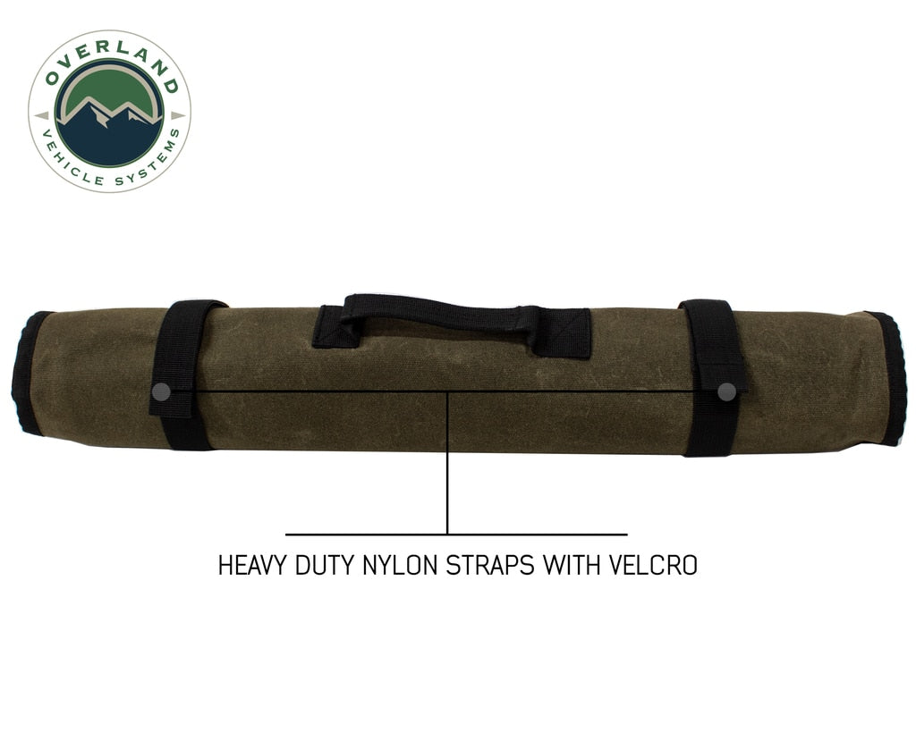 Rolled Socket Organizer Storage Bag - #16 Waxed Canvas Overland Vehicle Systems-4x4 Mega Store