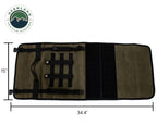 Rolled Bag First Aid - Waxed Canvas First Aid Bag for Car Overland Vehicle Systems-4x4 Mega Store