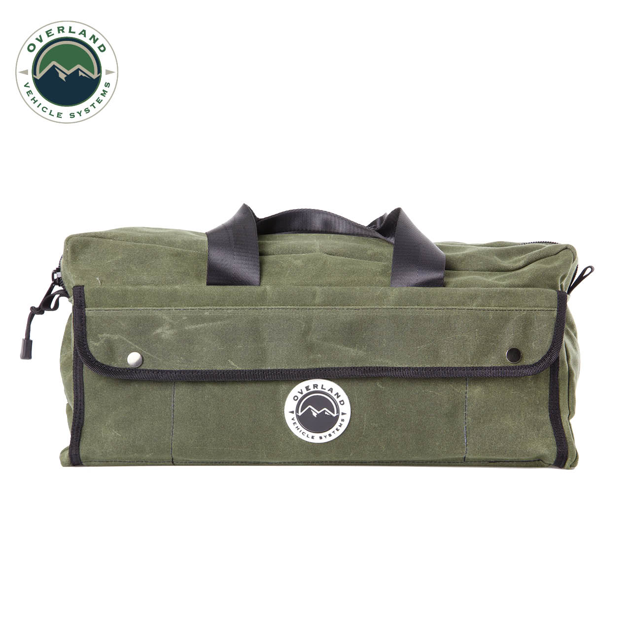 Organize With Overland Vehicle Systems Wax Canvas Small Duffle Bag Overland Vehicle Systems-4x4 Mega Store