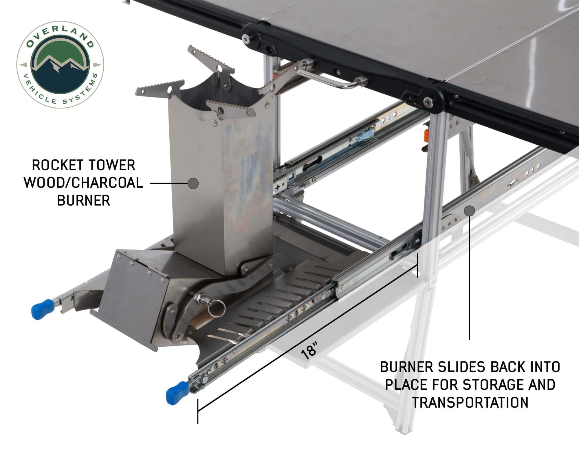 Cook With Overland Vehicle Systems Portable Komodo Camp Kitchen Overland Vehicle Systems-4x4 Mega Store