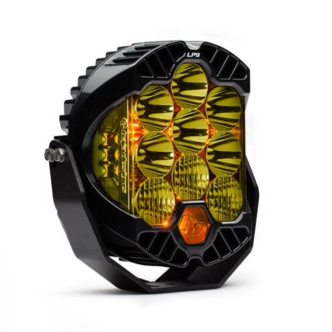 Baja Designs LP9 Series LED light pod showing compact housing and lens detail