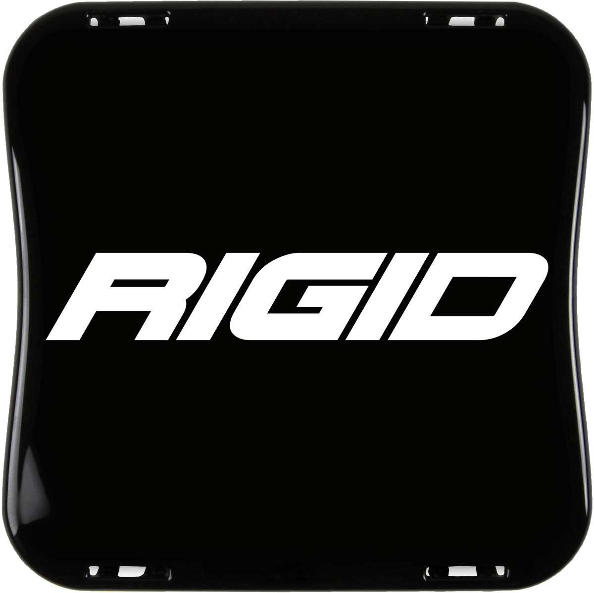 RIGID Industries D-XL Pro LED Light Bar Cover in black plastic, front-facing view showing full housing profile