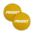RIGID Industries 360-Series 4-inch LED light covers in amber, pair shown side by side