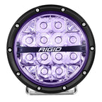 360-Series 6 Inch Off-Road Lamp Spot Beam RGBW Backlight Set of 2 Rigid Industries