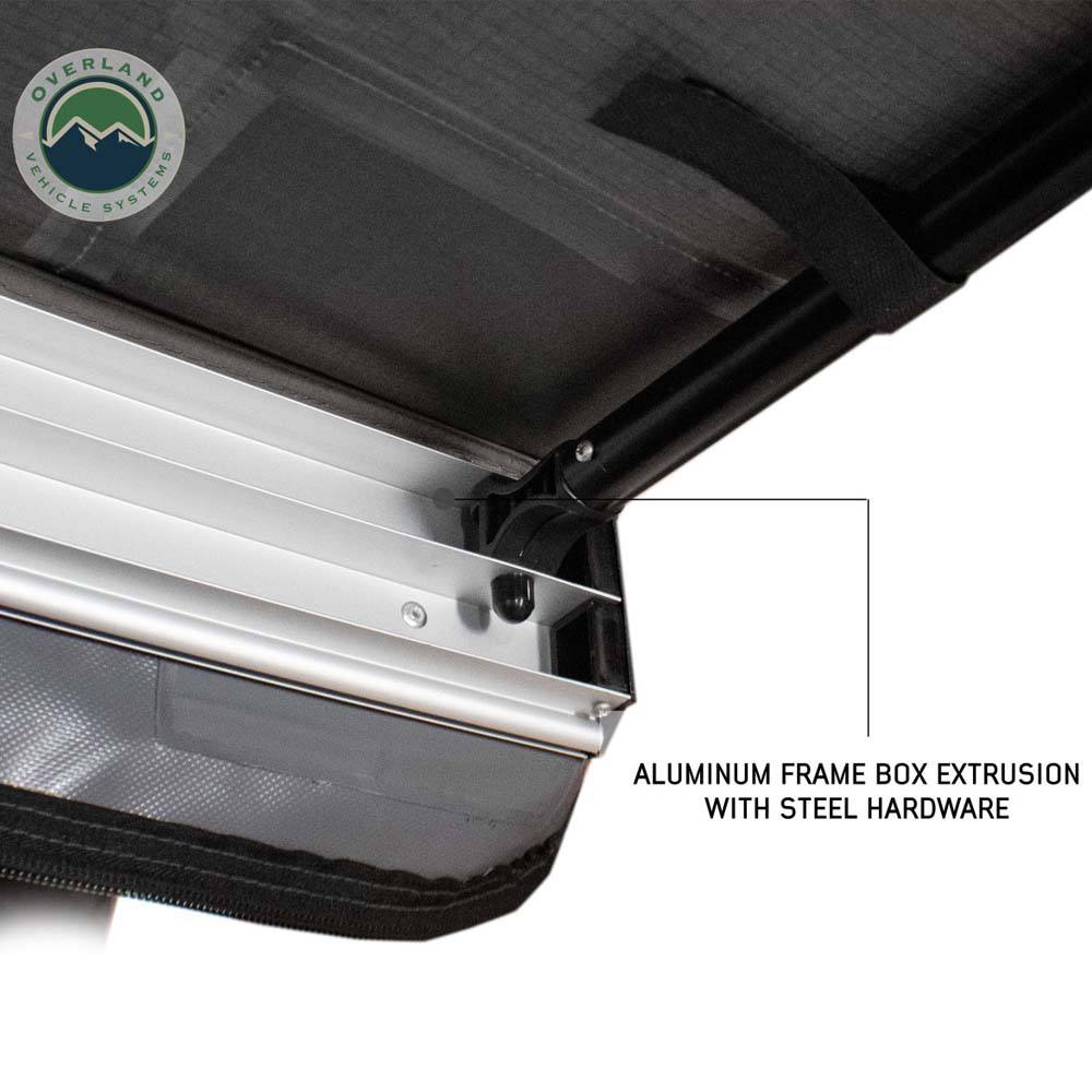 Nomadic Awning 4.5 The Perfect 4.5 Awning with Black Cover Overland Vehicle Systems-4x4 Mega Store