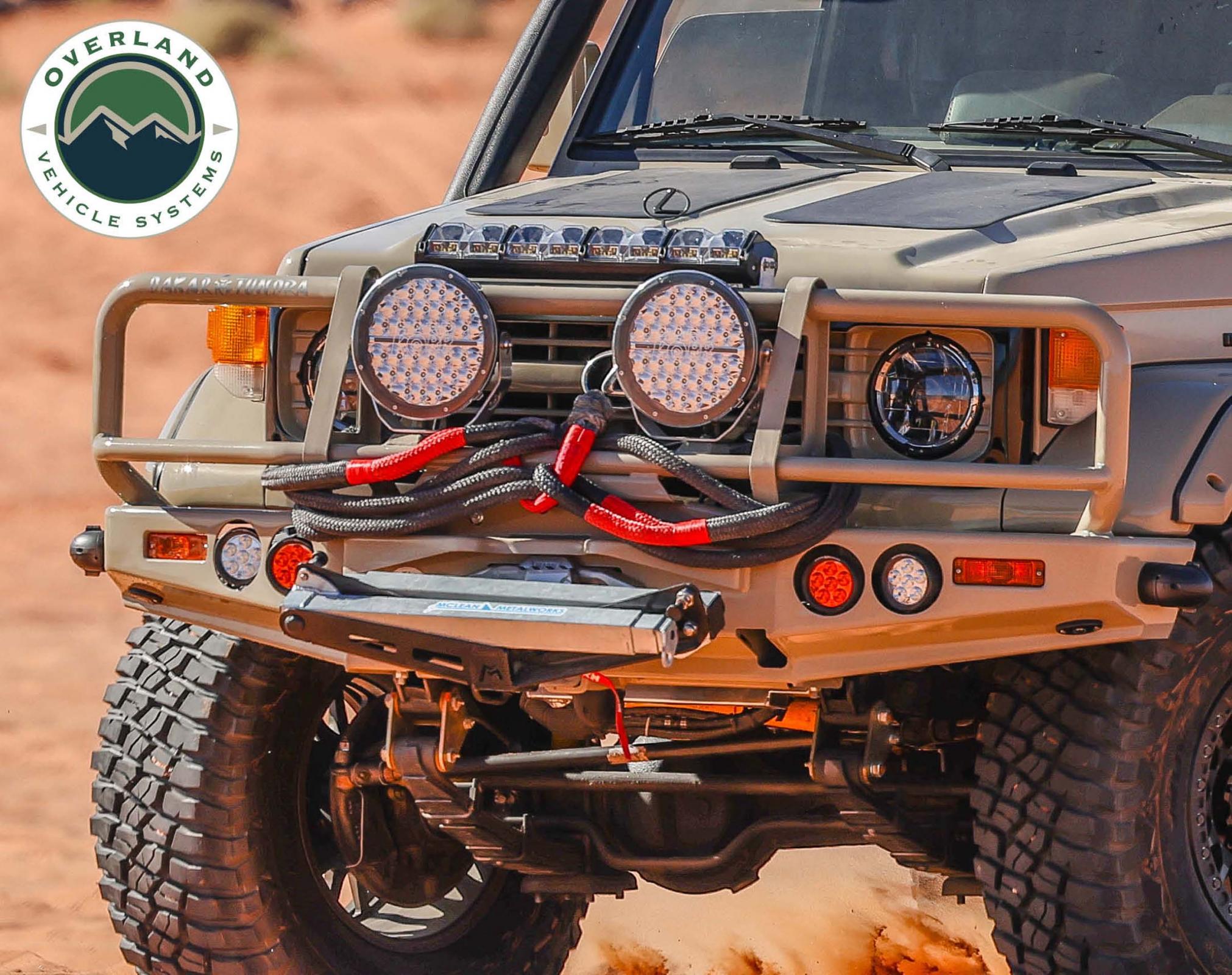 Brute Kinetic Rope Recovery Strap 1 x 30 Foot 30 Percent Stretch Overland Vehicle Systems-4x4 Mega Store