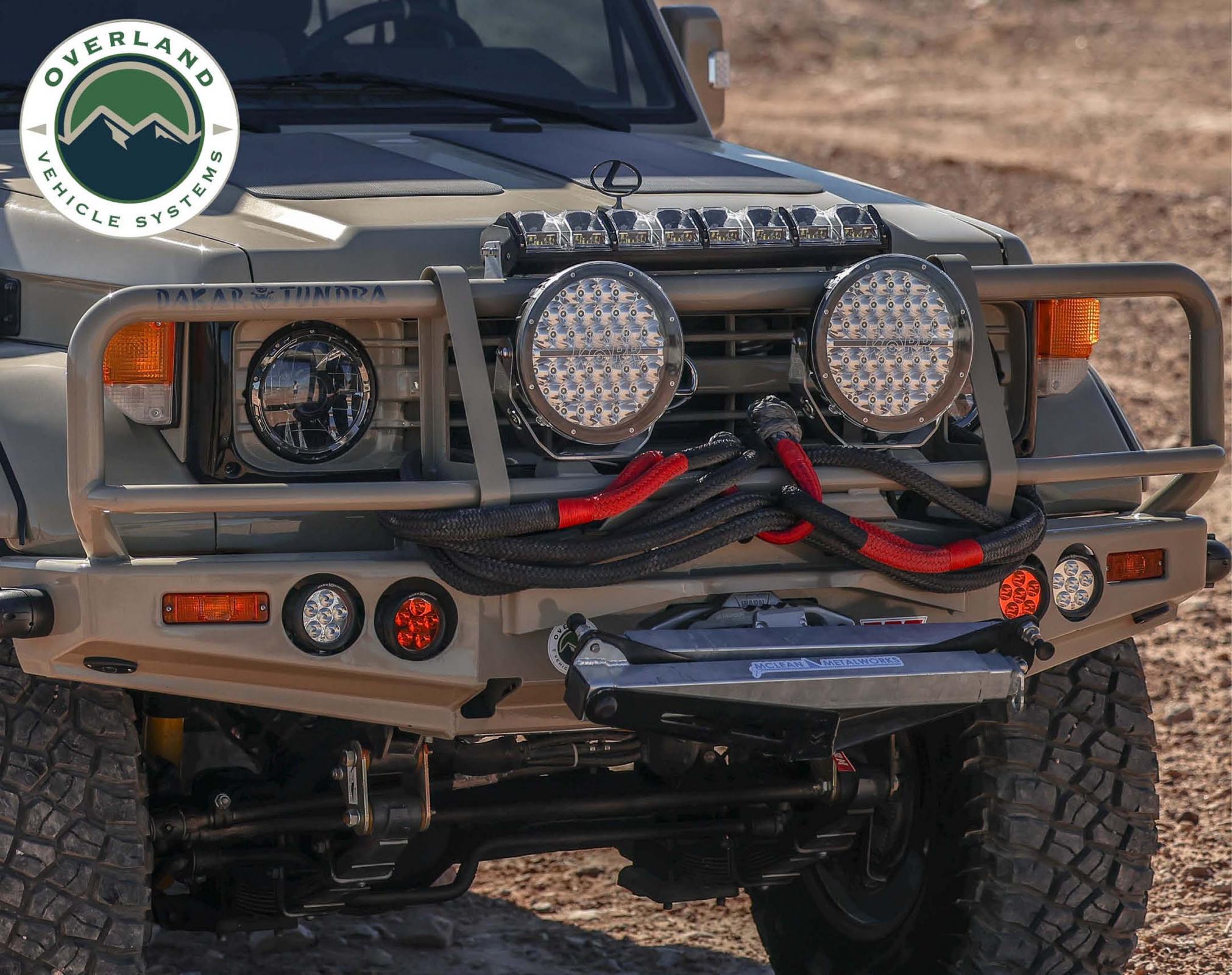 Brute Kinetic Rope Recovery Strap 1 x 30 Foot 30 Percent Stretch Overland Vehicle Systems-4x4 Mega Store