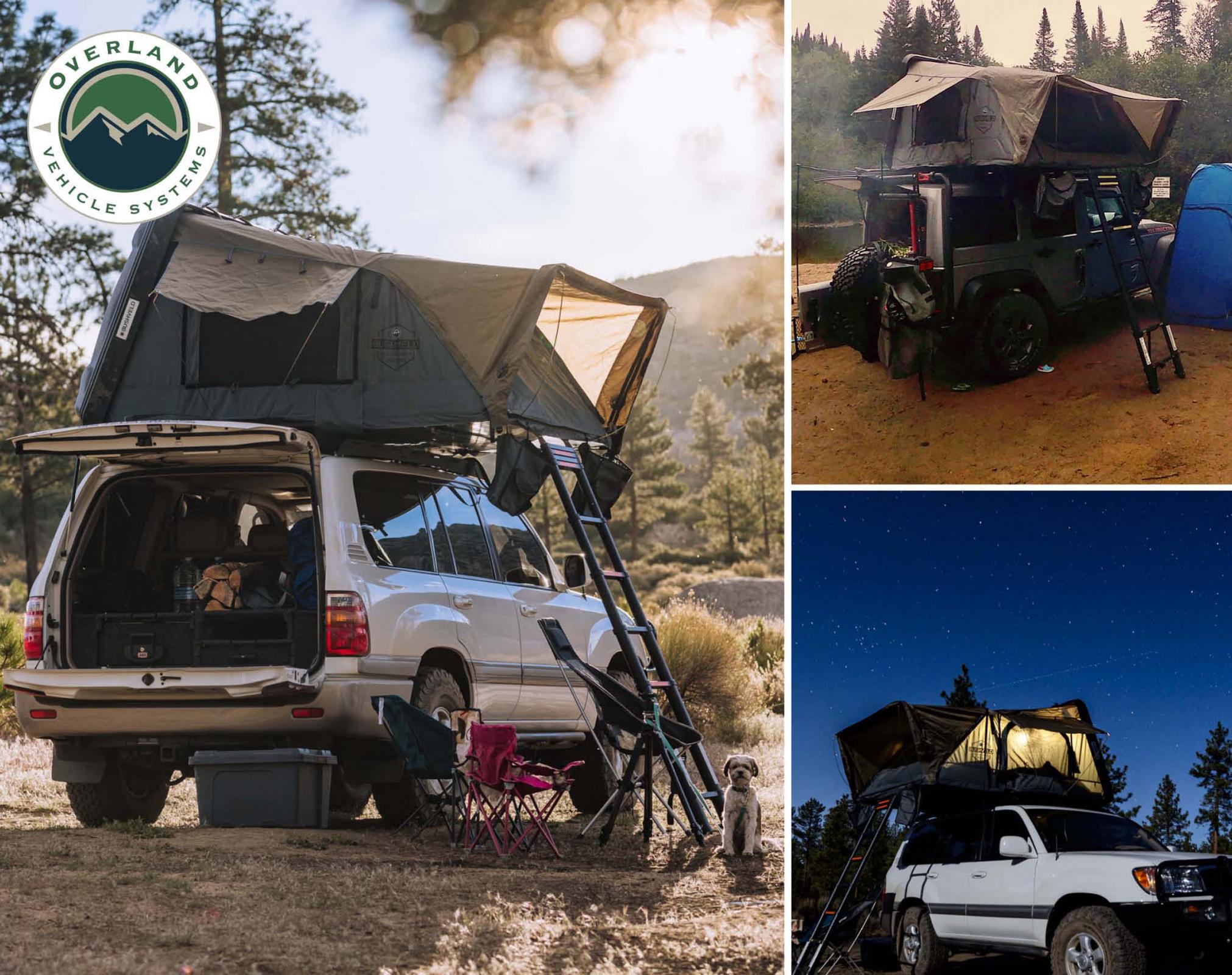 Best Hard Shell Rooftop Tent 18189901 Bushveld II Overland Vehicle Systems-4x4 Mega Store