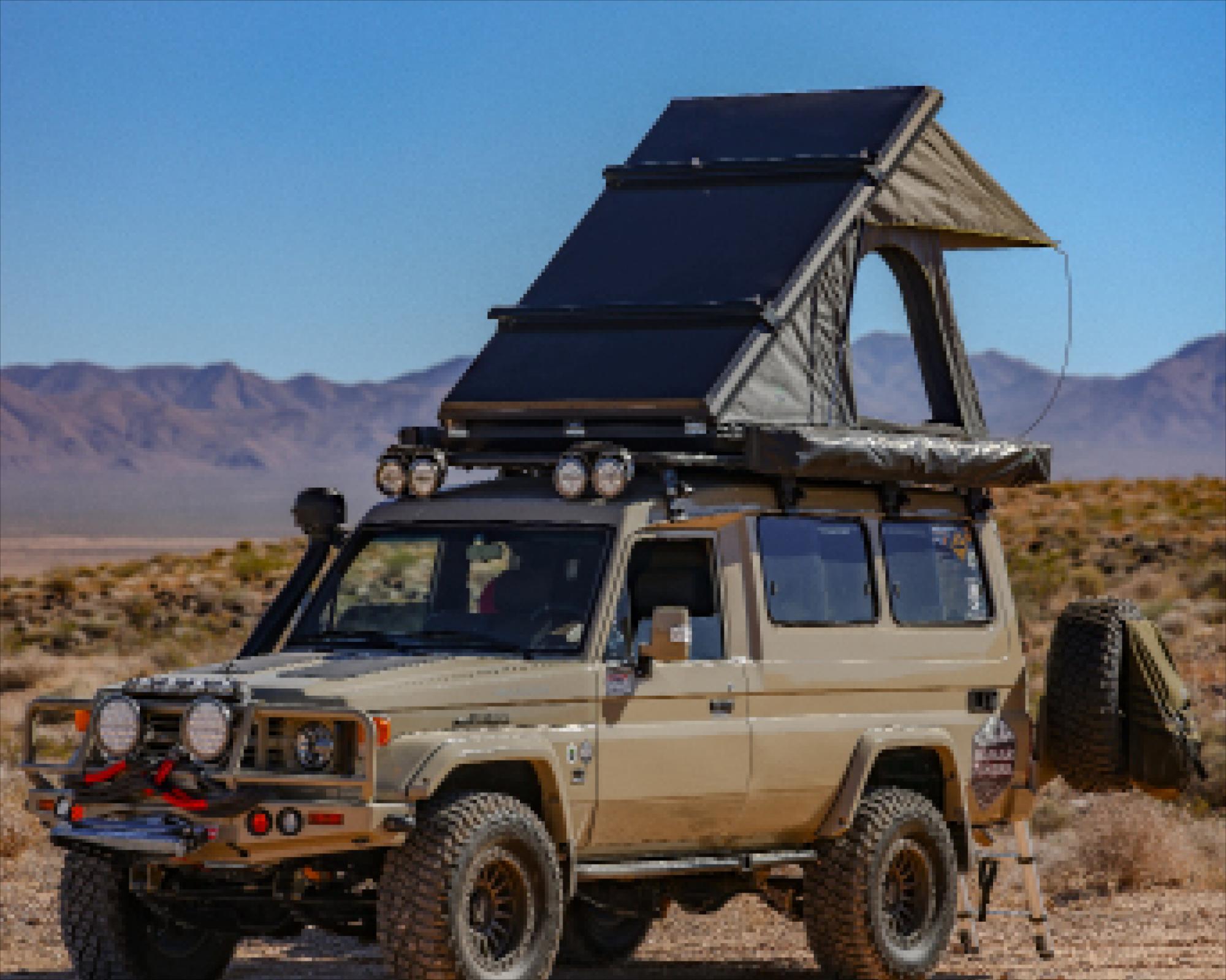 18099901 Mamba 3 Roof Top Tent - Clam Shell Roof Top Tent Overland Vehicle Systems-4x4 Mega Store