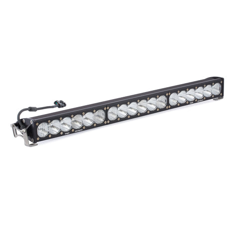 Baja Designs OnX6 30-inch LED light bar showing lens array and housing detail
