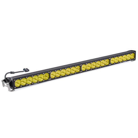 Baja Designs OnX6+ 40-inch LED light bar in amber driving/combo beam configuration