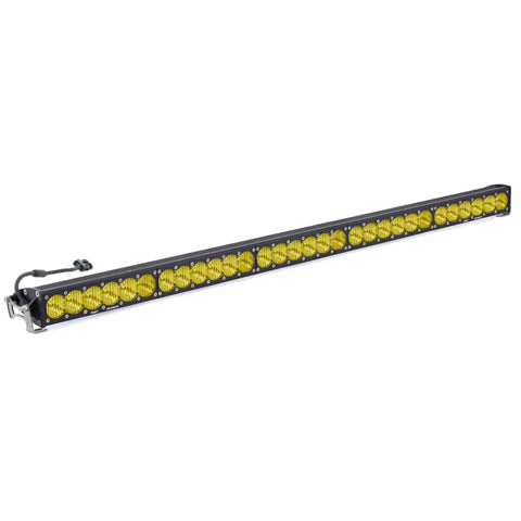 Baja Designs OnX6 50-inch LED light bar showing full-length housing and lens array detail