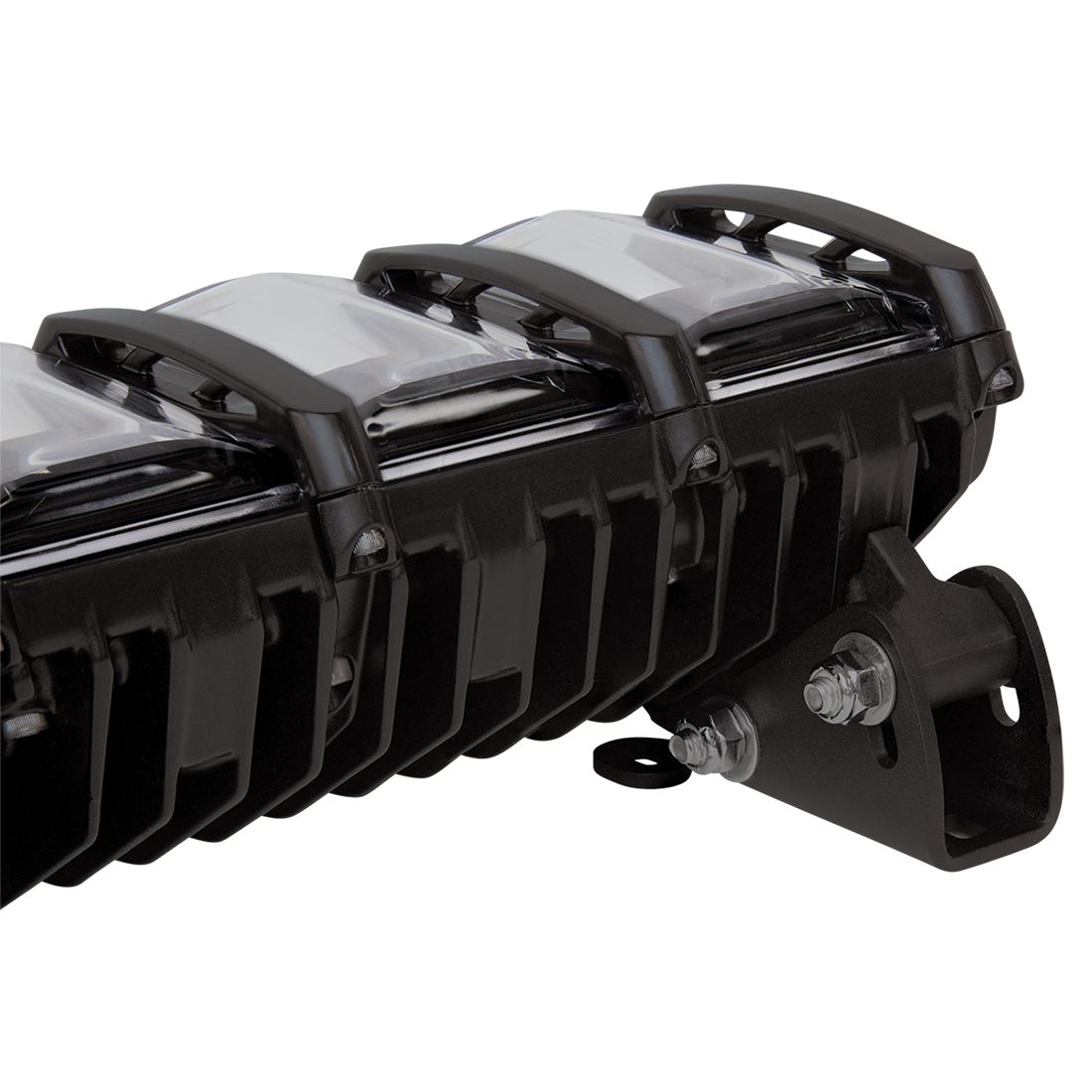 RIGID Industries Low Profile Mounting Kit for LED light bars — black bracket hardware included