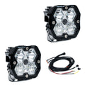 Squadron 2.0 Pro Black LED Auxiliary Light Pod Pair Universal Clear Driving/Combo Baja Designs